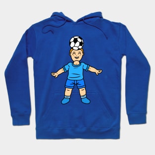 Cute football player boy Hoodie